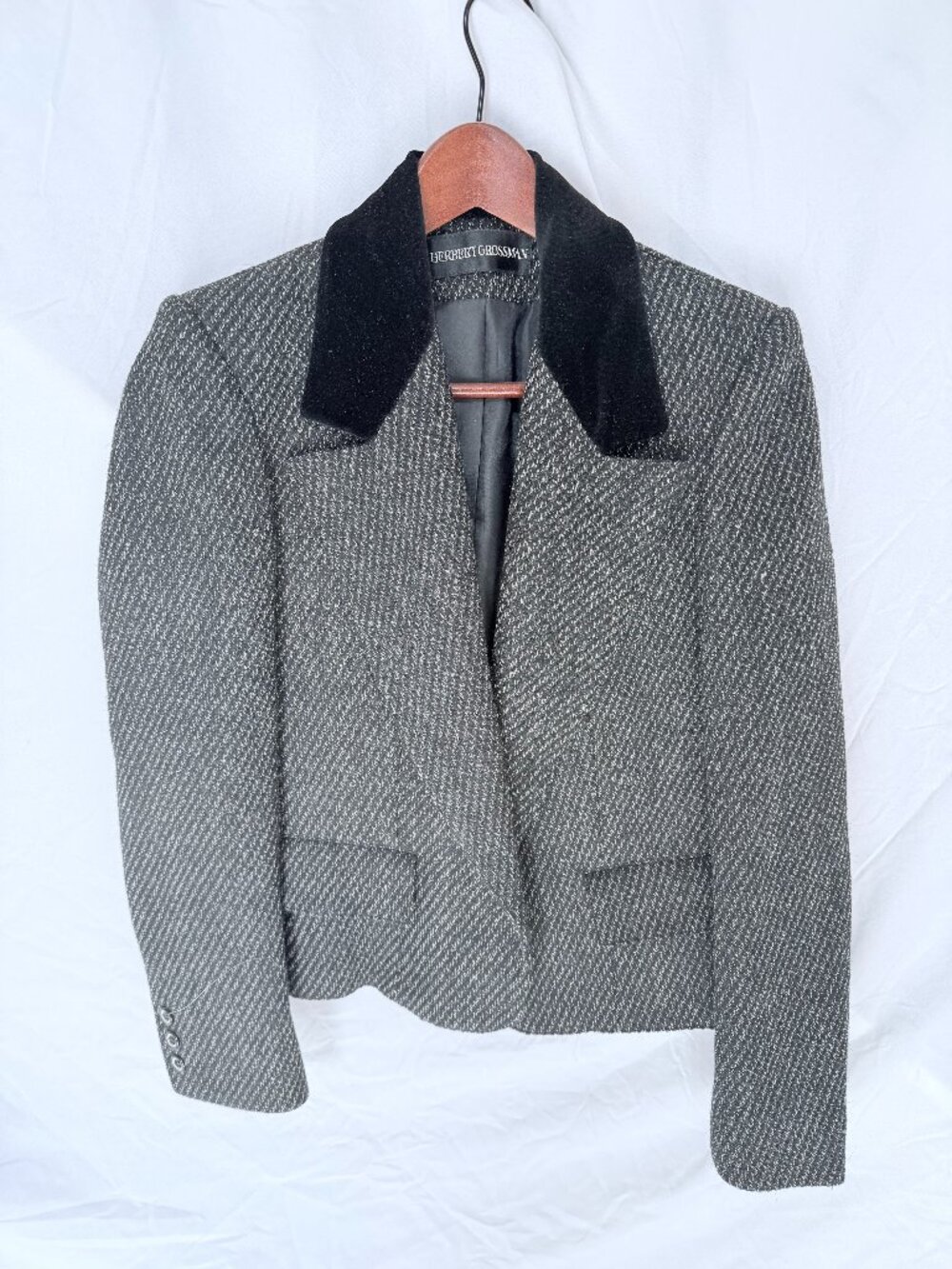 Herbert Grossman Herringbone Vintage Blazer